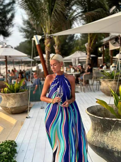 Carrie - Halter Long Dress