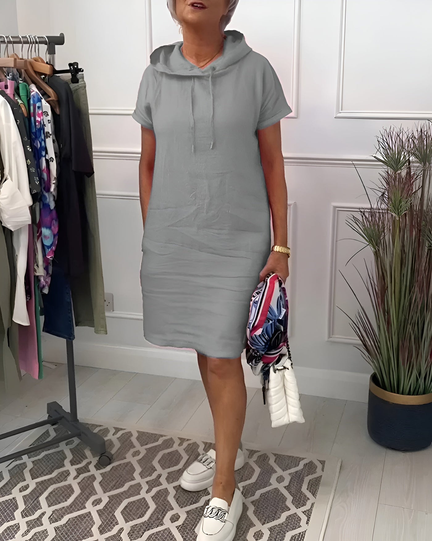 Ovelle™ - Relaxed fit hoodie dress