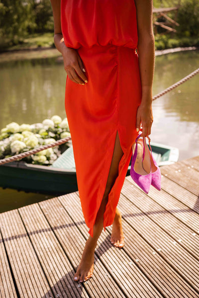 Lilja | Lightweight midi dress without sleeves
