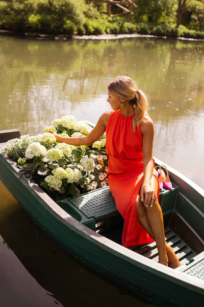Lilja | Lightweight midi dress without sleeves