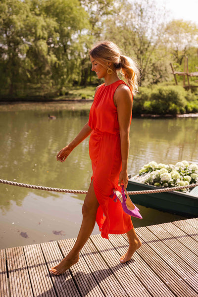 Lilja | Lightweight midi dress without sleeves