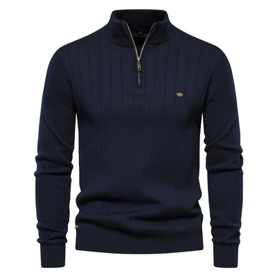 Elodie Elegant Zipper Sweater