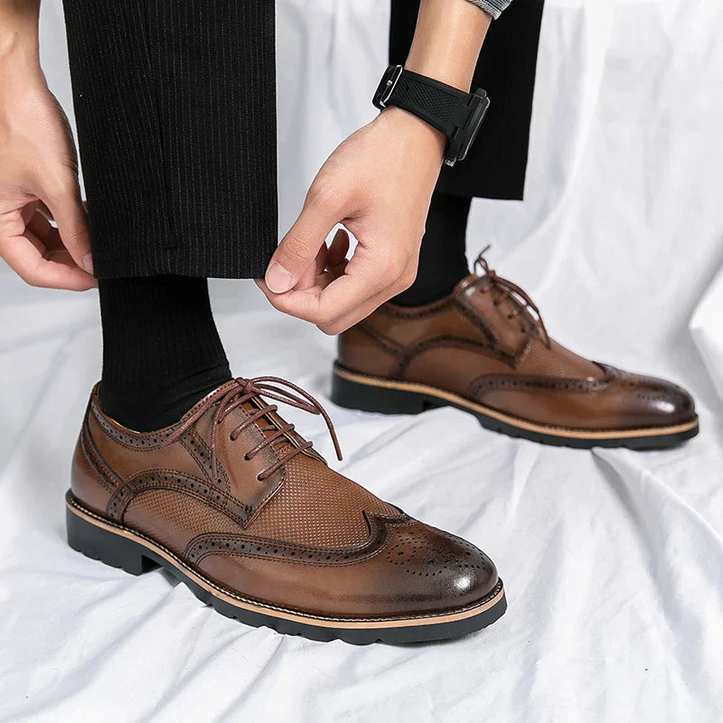 Luca Classic Brogue Shoes