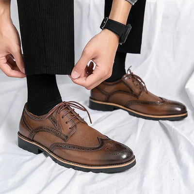 Luca Classic Brogue Shoes
