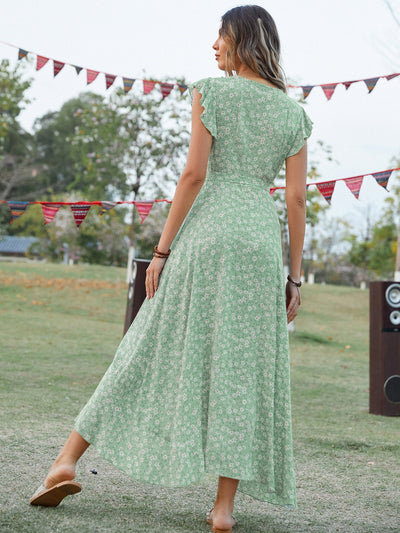 Adele - Sleeveless Floral Dress