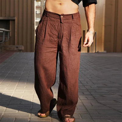 Liping - Wide linen trousers