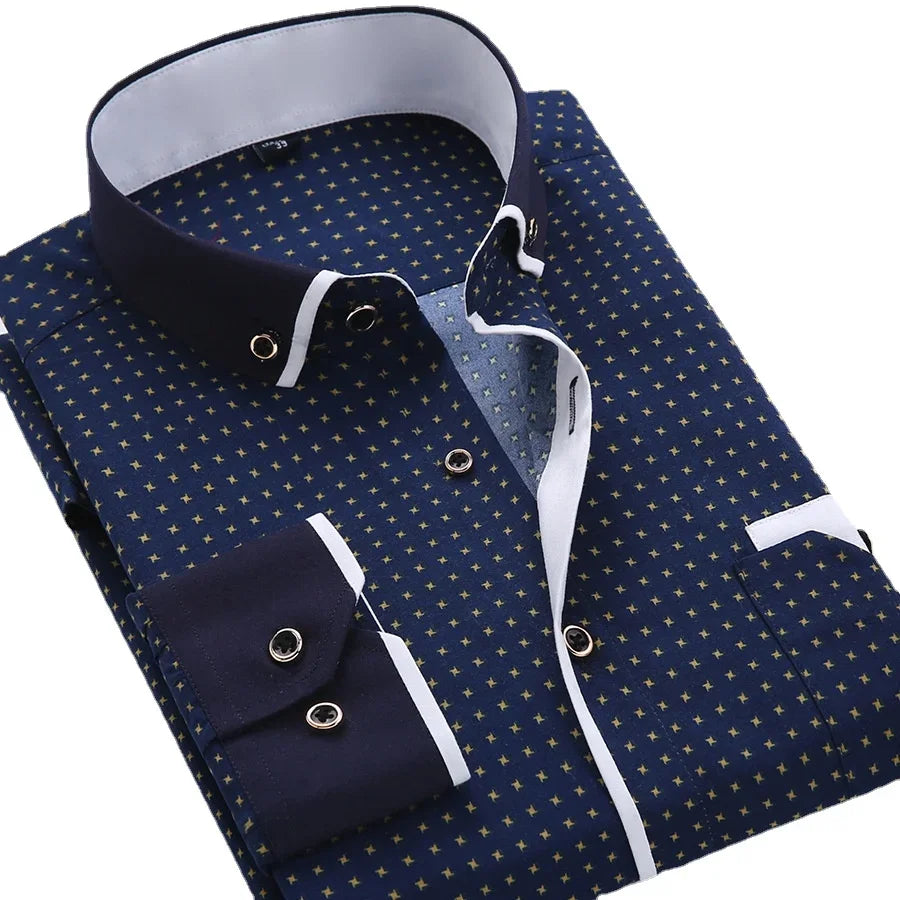 Alden™ Long Sleeve Button Down Collar Shirt