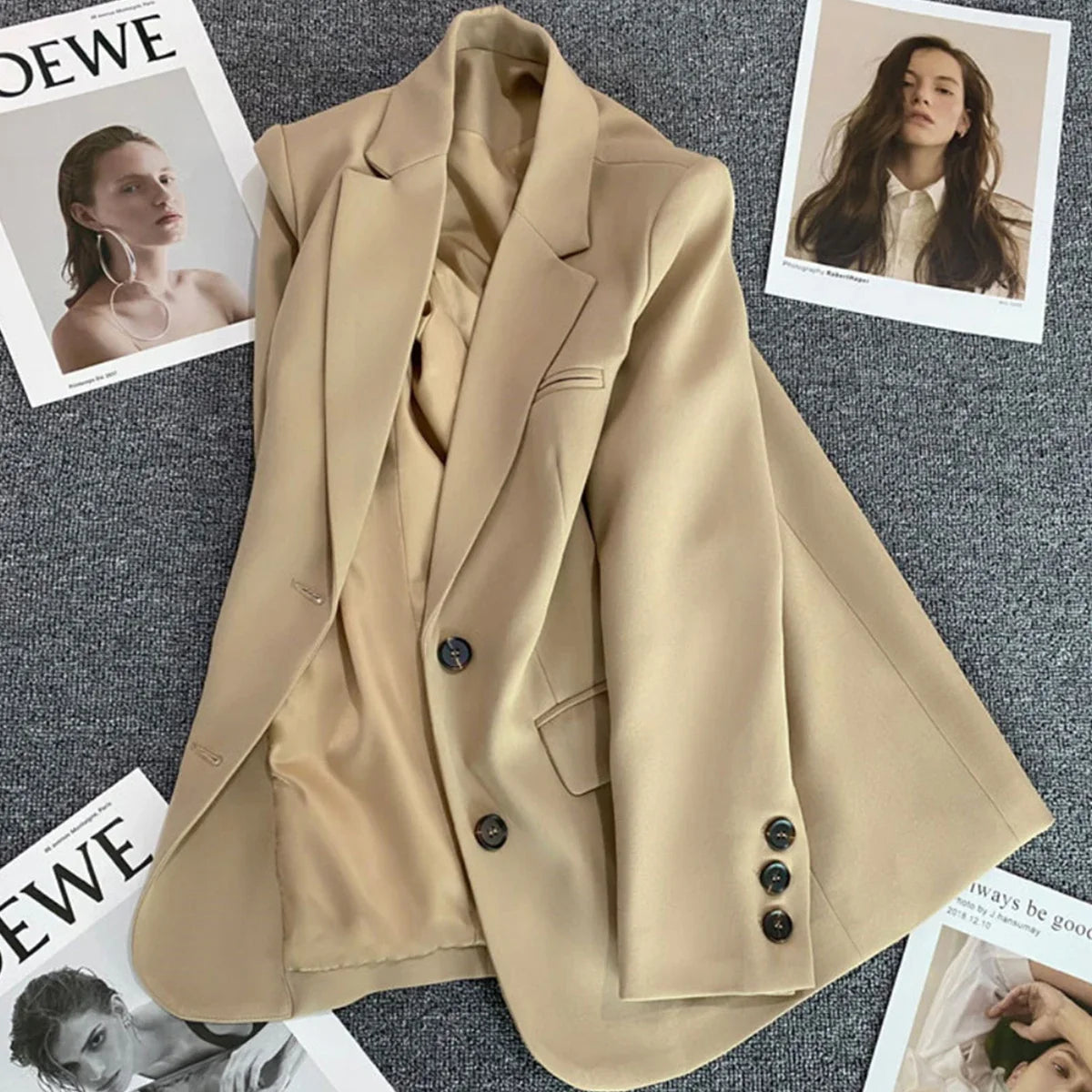 Elise Luxe Blazer – Effortless Allure
