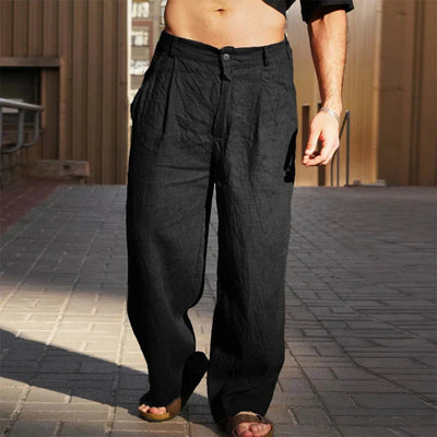 Liping - Wide linen trousers