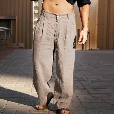 Liping - Wide linen trousers