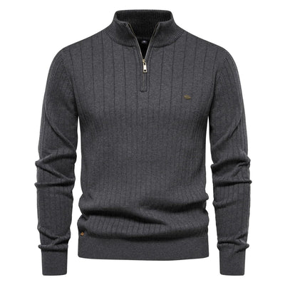 Elodie Elegant Zipper Sweater