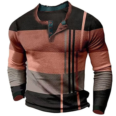 Mike Patchwork Long Sleeve Shirt