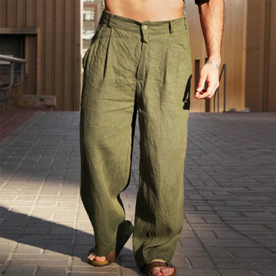 Liping - Wide linen trousers
