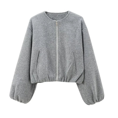 Grace Luxe Bomber – Effortless Allure