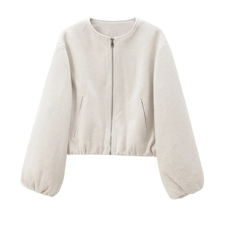 Grace Luxe Bomber – Effortless Allure