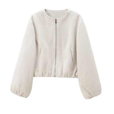 Grace Luxe Bomber – Effortless Allure