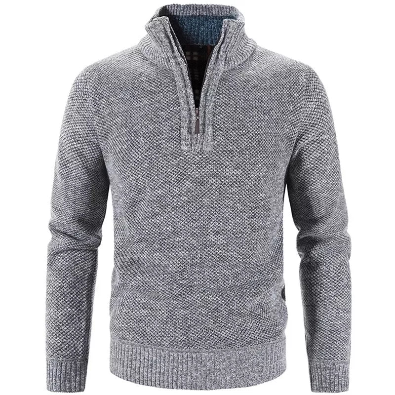 Luca Sophisticated Half Zipper Sweater