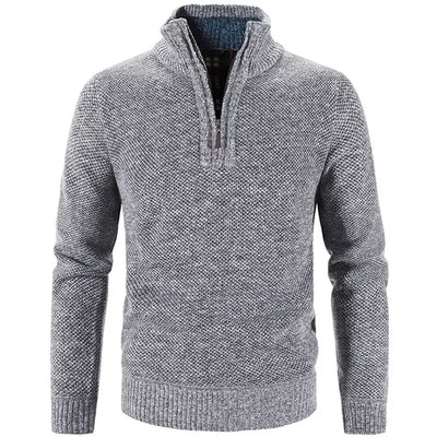 Luca Sophisticated Half Zipper Sweater