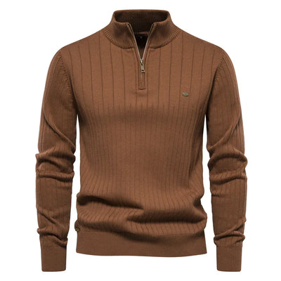 Elodie Elegant Zipper Sweater