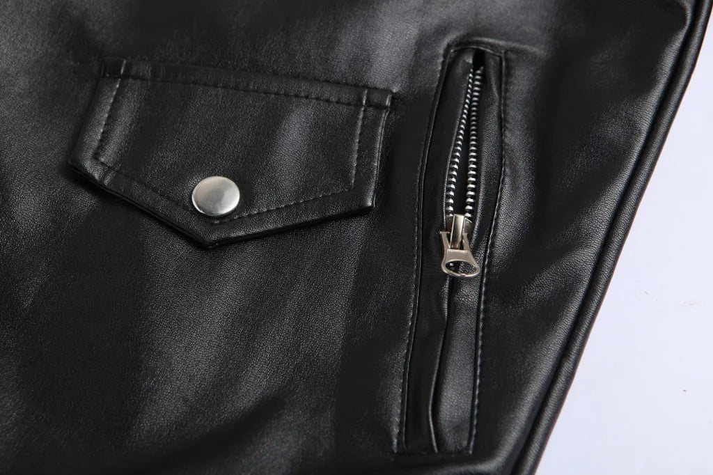 James Vegan Leather Jacket