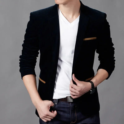Luca Modern Velvet Blazer