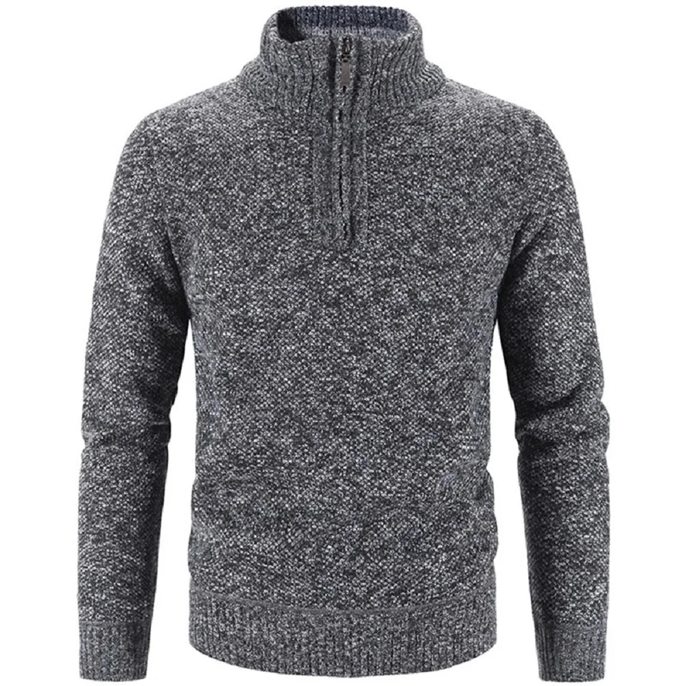 Luca Sophisticated Half Zipper Sweater