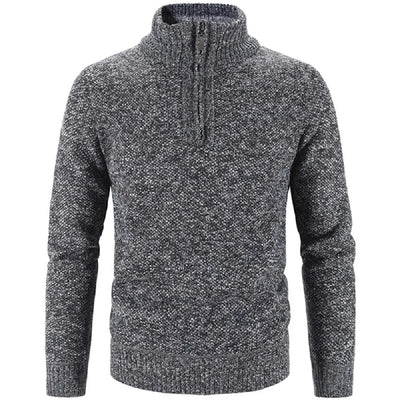 Luca Sophisticated Half Zipper Sweater