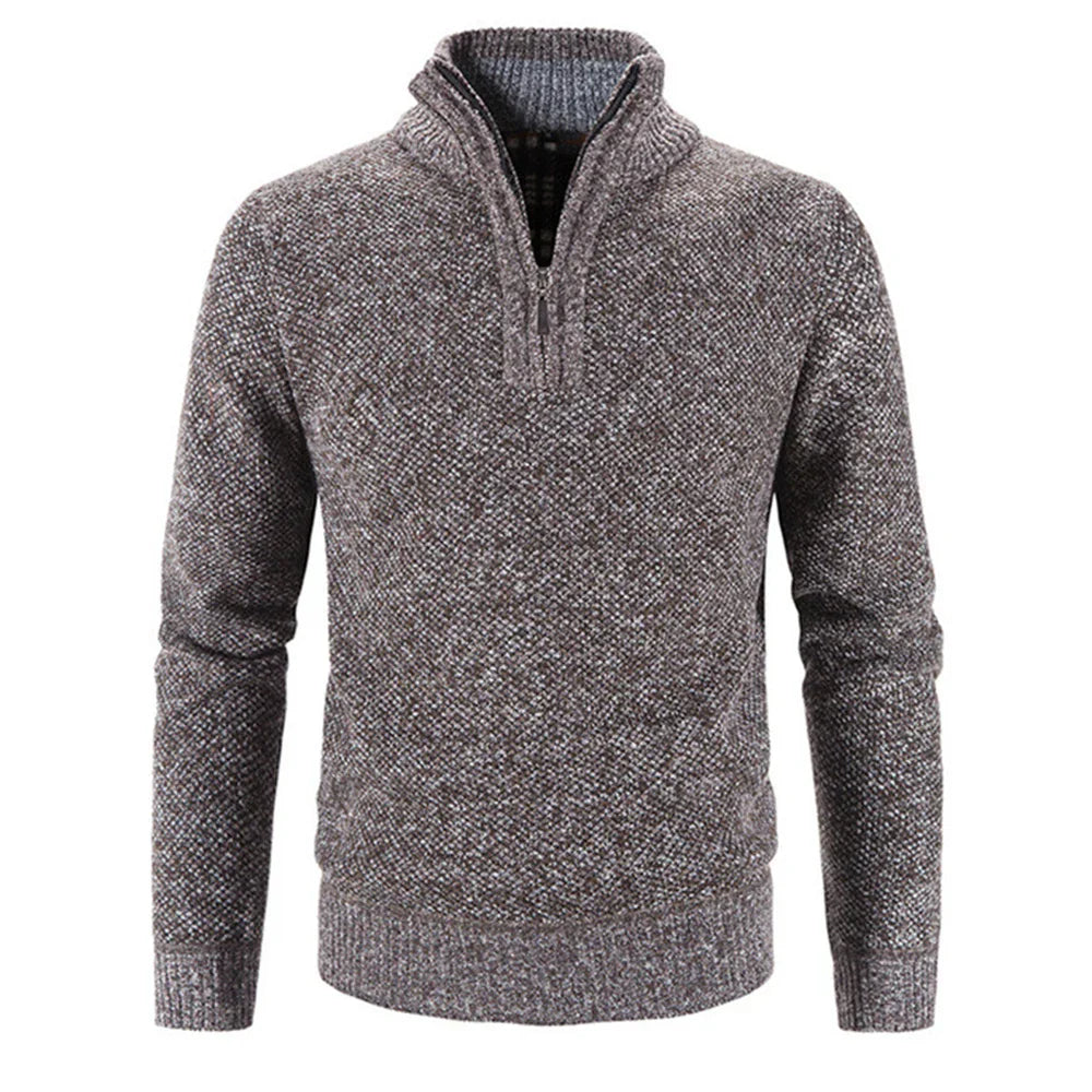 Luca Sophisticated Half Zipper Sweater