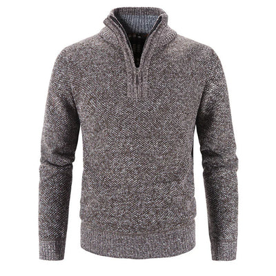 Luca Sophisticated Half Zipper Sweater