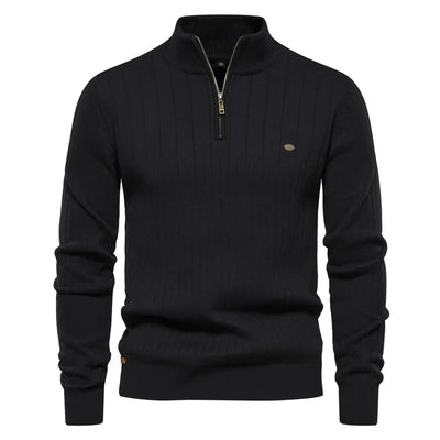 Elodie Elegant Zipper Sweater