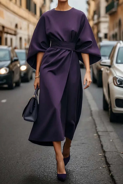 Iris - Elegant Midi Dress