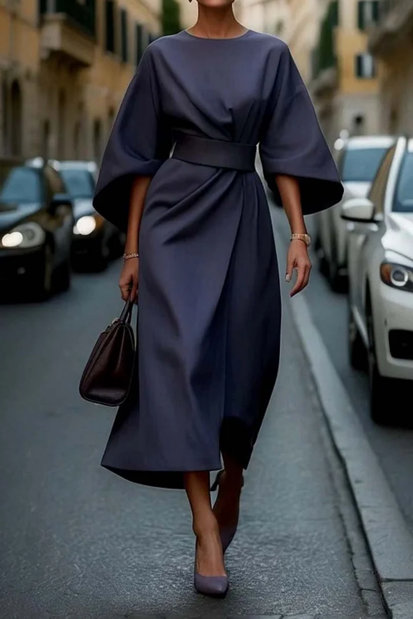 Iris - Elegant Midi Dress