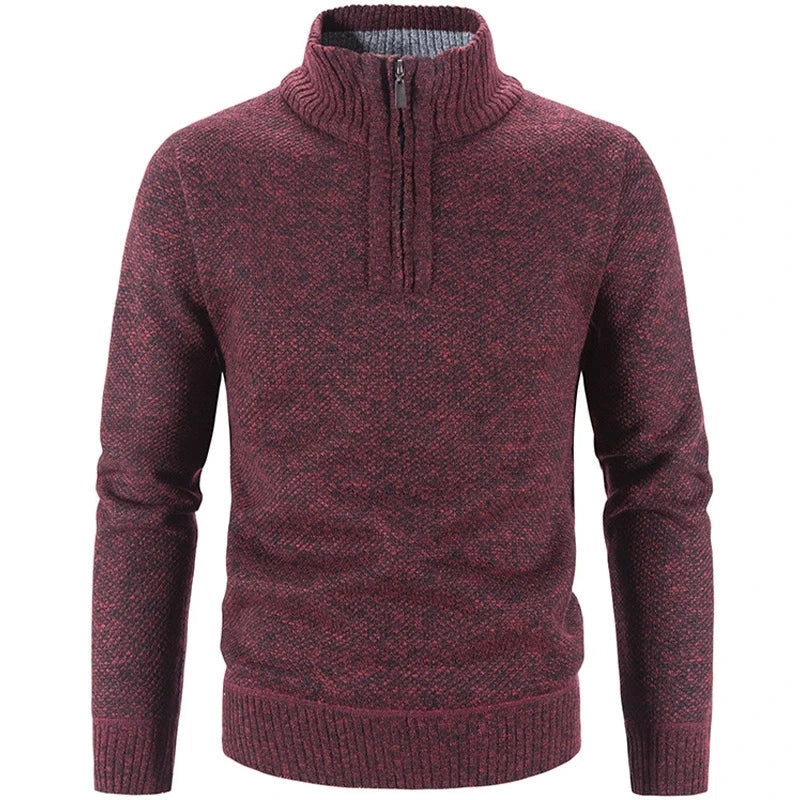 Luca Sophisticated Half Zipper Sweater