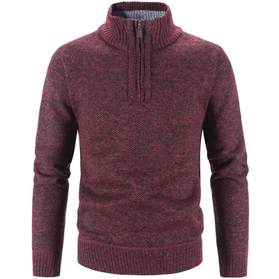 Luca Sophisticated Half Zipper Sweater