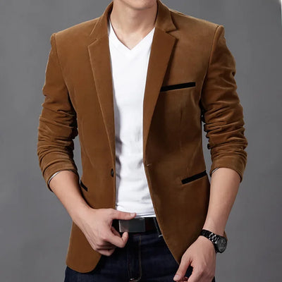 Luca Modern Velvet Blazer