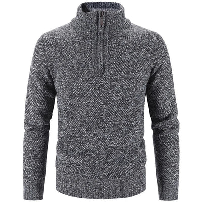 Luca Sophisticated Half Zipper Sweater