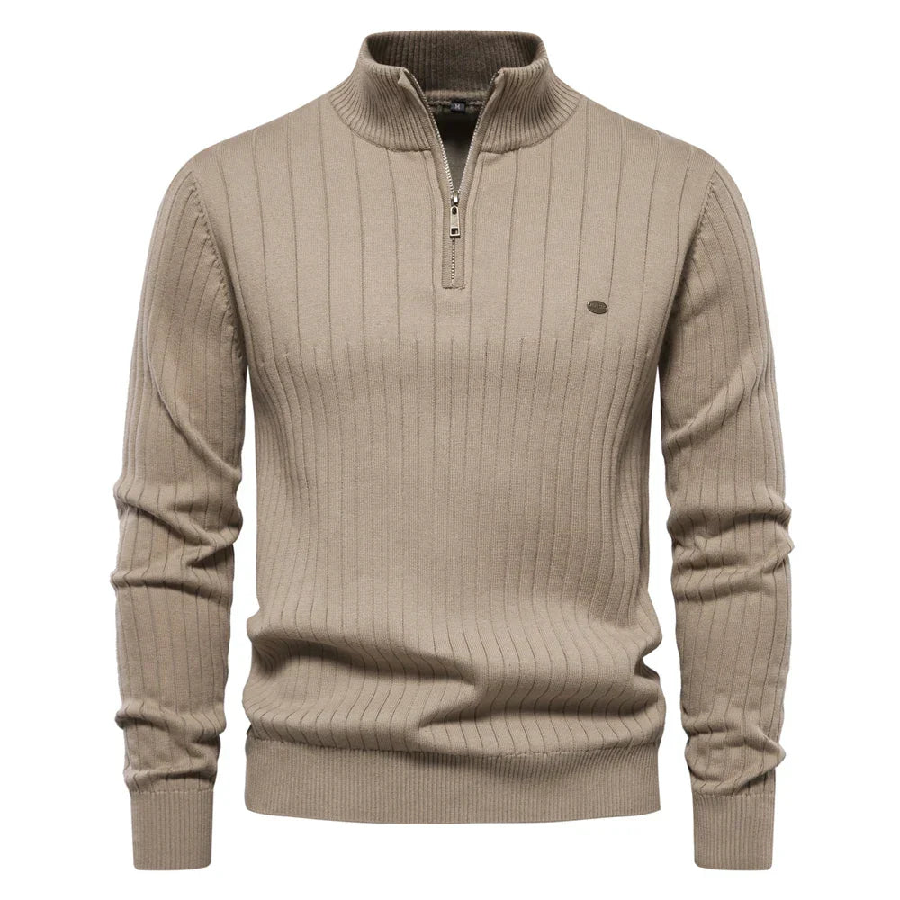 Elodie Elegant Zipper Sweater