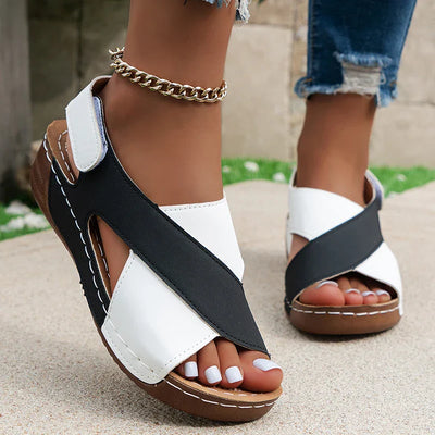 Cindy - Criss-Cross Comfort Lift Sandals