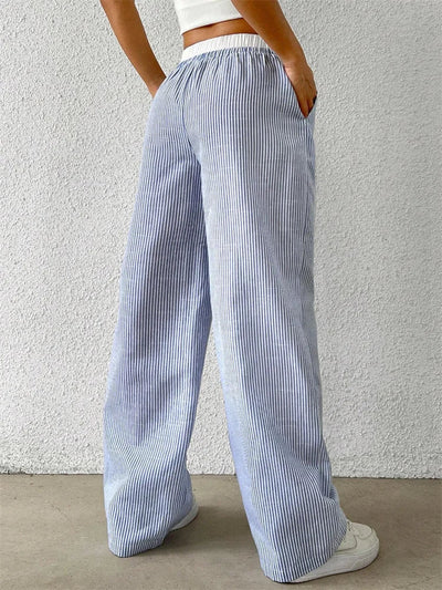 Jane - Casual Striped Pants
