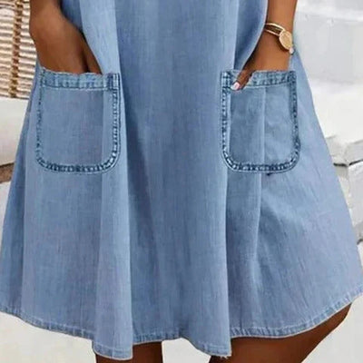 Christina - Blue Casual Dress