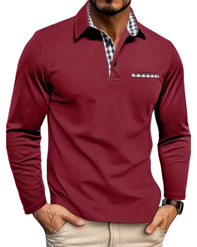 Poloshirt mit langen Ärmeln