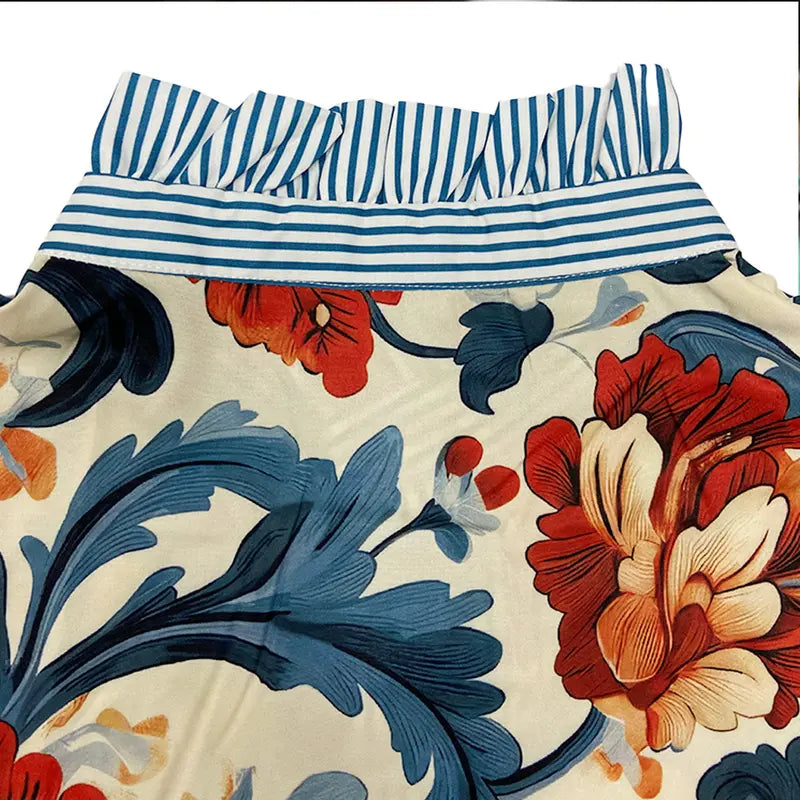 Paola - Vintage Floral Blouse