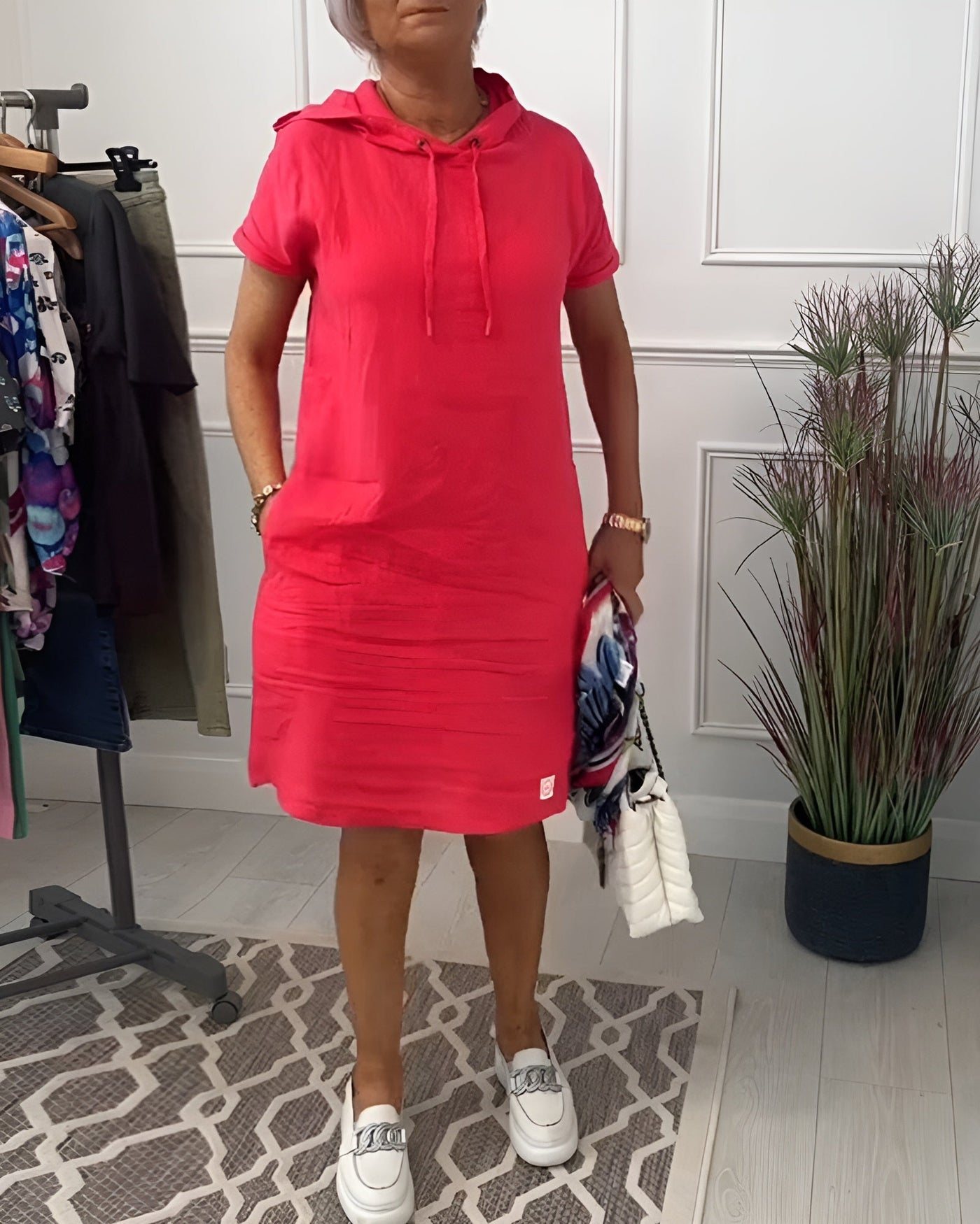 Ovelle™ - Relaxed fit hoodie dress
