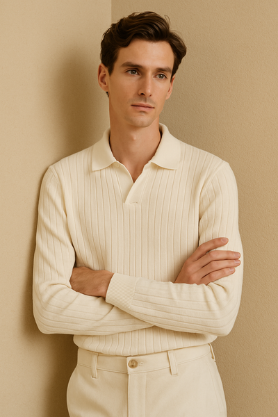 Luca Striped Polo Shirt