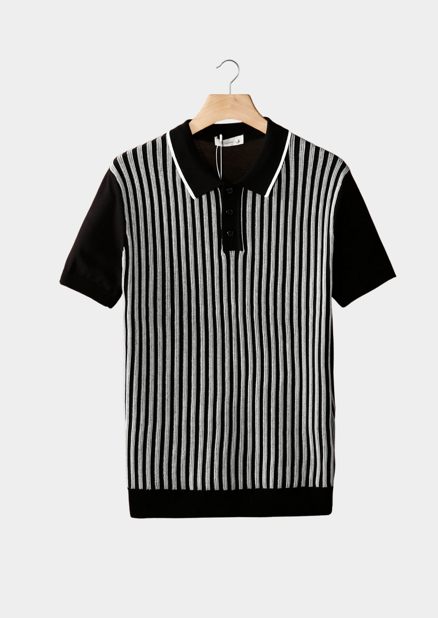 Luca Vertical-Striped Polo