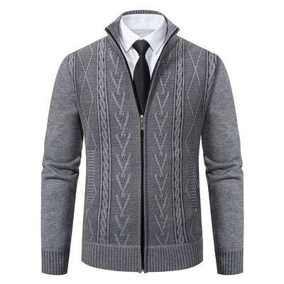 Aaron - Cashmere Padded Sweater Coat