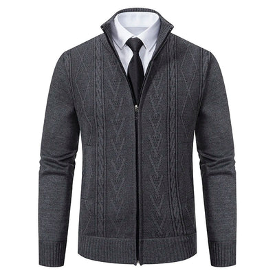 Aaron - Cashmere Padded Sweater Coat