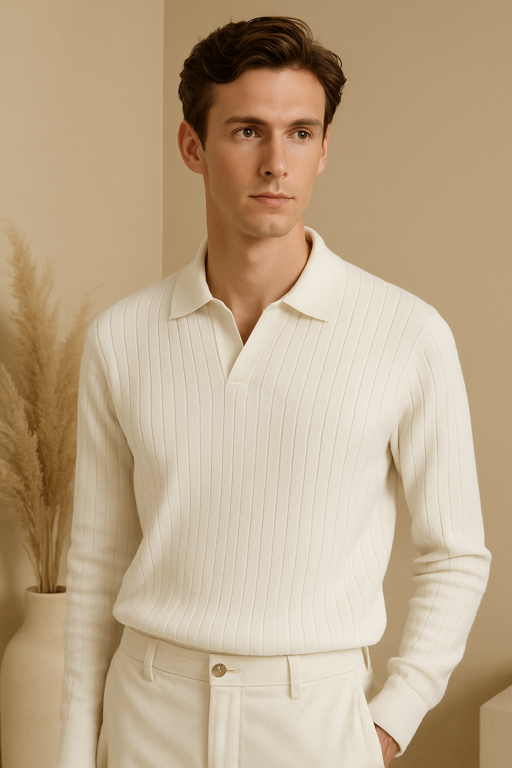 Luca Striped Polo Shirt