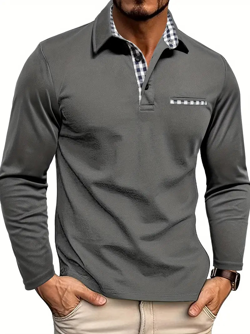 Poloshirt mit langen Ärmeln