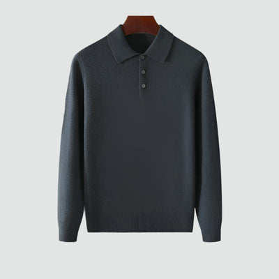 Jonathan - Classic Polo Wool Sweater